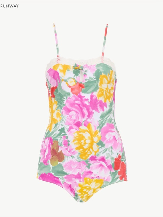 Chloe Other - ✨ CHLOE SS 2026 GARDEN-PRINT BODYSUIT SWIMSUIT $ 1,090